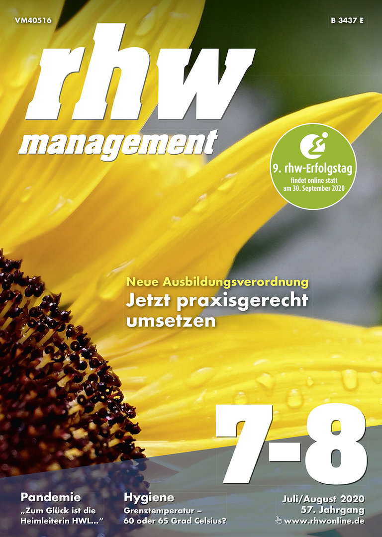 rhw management, Ausgabe 2020/7-8