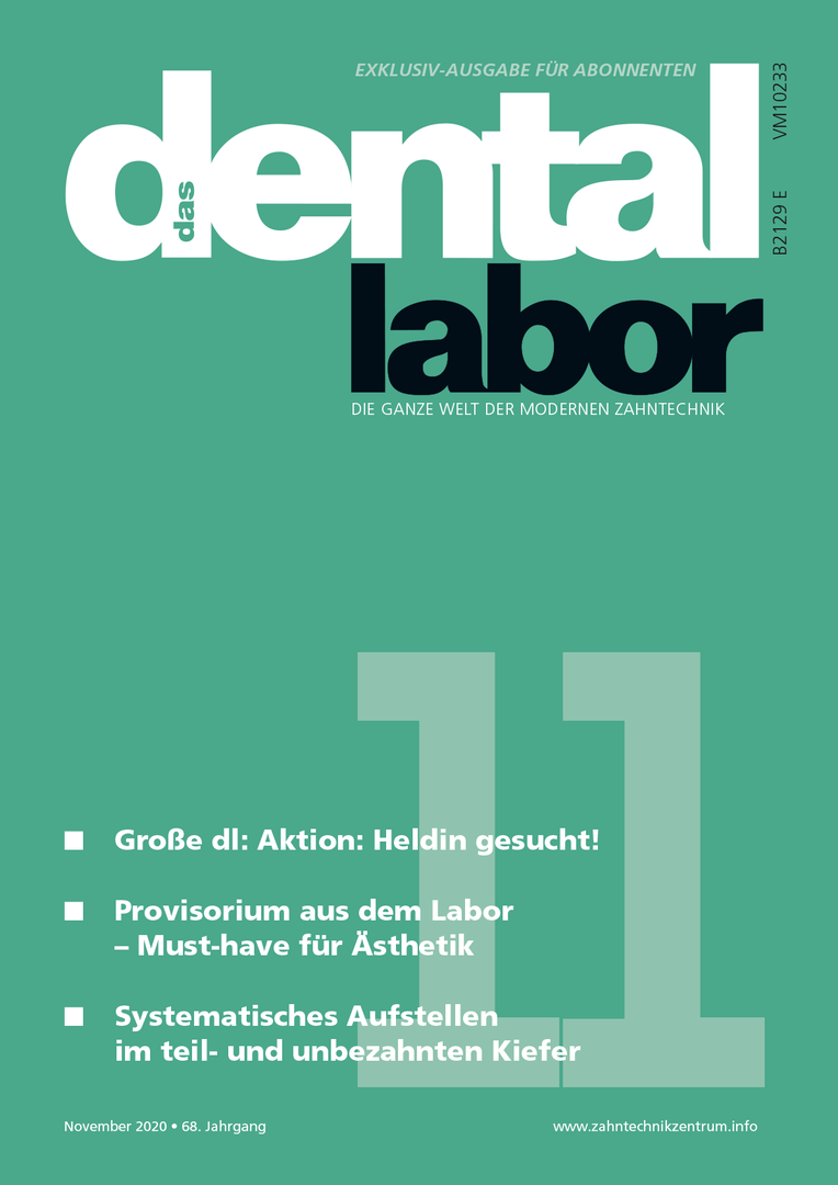 das dental labor, Ausgabe 2020/11