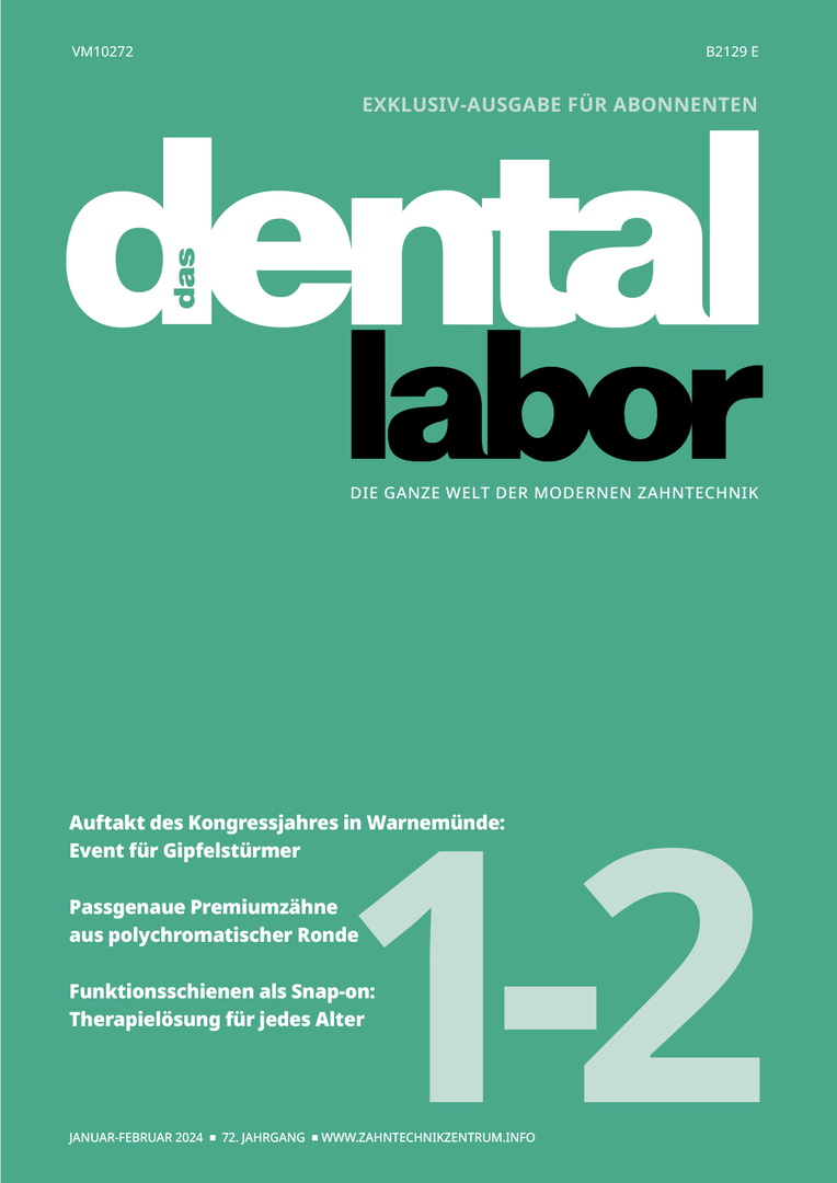 das dental labor, Ausgabe 2024/1-2